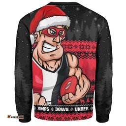 Amazing Aussie St Kilda Merry Christmas Down Under Footy Power Style Sweatshirt