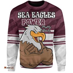 Amazing Aussie Manly Warringah Sea Eagles Manly Warringah Sea Eagles Supporter Sweatshirt