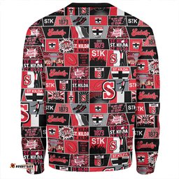 Amazing Aussie St Kilda Legacy Of The Pride Comic Style Sweatshirt