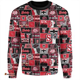 Amazing Aussie St Kilda Legacy Of The Pride Comic Style Sweatshirt