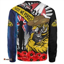Amazing Aussie Richmond Anzac Day Honor United In Spirit Sweatshirt