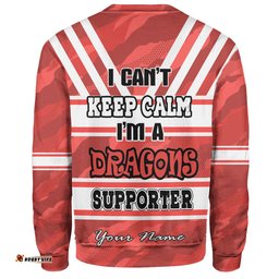 Amazing Aussie St. George Illawarra Dragons Custom St. George Illawarra Dragons Supporter Sweatshirt
