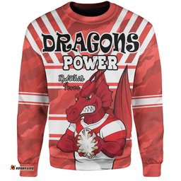 Amazing Aussie St. George Illawarra Dragons Custom St. George Illawarra Dragons Supporter Sweatshirt