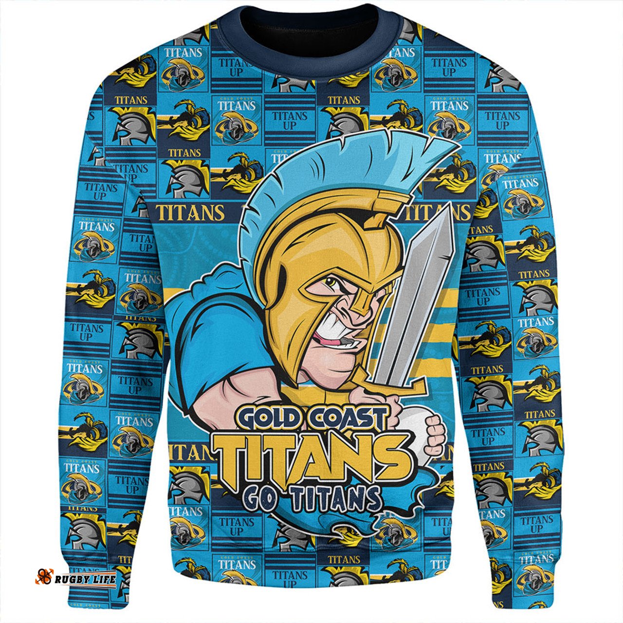 Amazing Aussie Redcliffe Dolphins Champion’s Pride Comic Style Sweatshirt