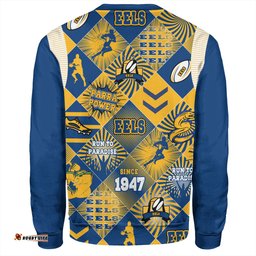 Amazing Aussie Parramatta Eels Sport Argyle Patterns Style Tough Fan Rugby For Life Sweatshirt