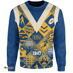 Amazing Aussie Parramatta Eels Sport Argyle Patterns Style Tough Fan Rugby For Life Sweatshirt