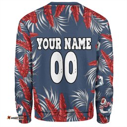 Amazing Aussie Sydney Roosters Custom Tropical Patterns Sydney Roosters Sweatshirt
