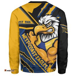 Amazing Aussie West Coast Eagles Battlefield Glory Gear Sweatshirt