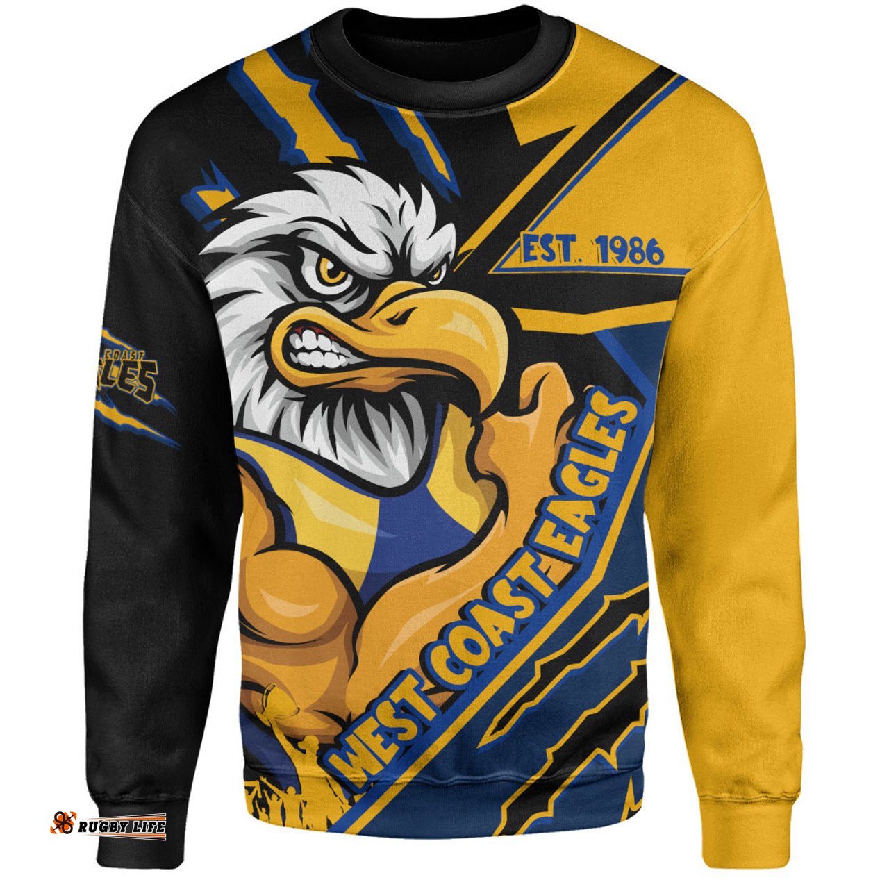 Amazing Aussie West Coast Eagles Battlefield Glory Gear Sweatshirt