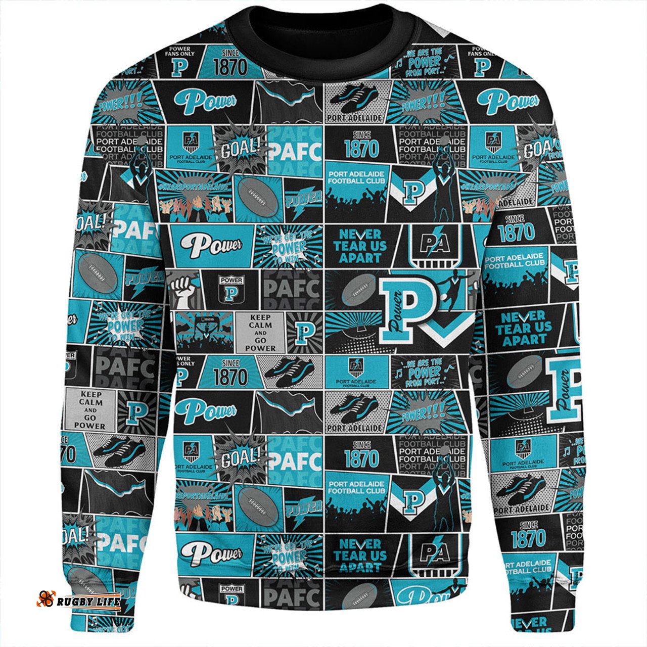 Amazing Aussie Port Adelaide Legacy Of The Pride Comic Style Sweatshirt