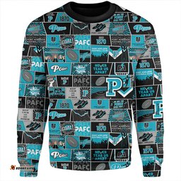 Amazing Aussie Port Adelaide Legacy Of The Pride Comic Style Sweatshirt