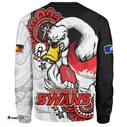 Amazing Aussie Sydney Swans Power Through Generations NAIDOC Edition Sweatshirt