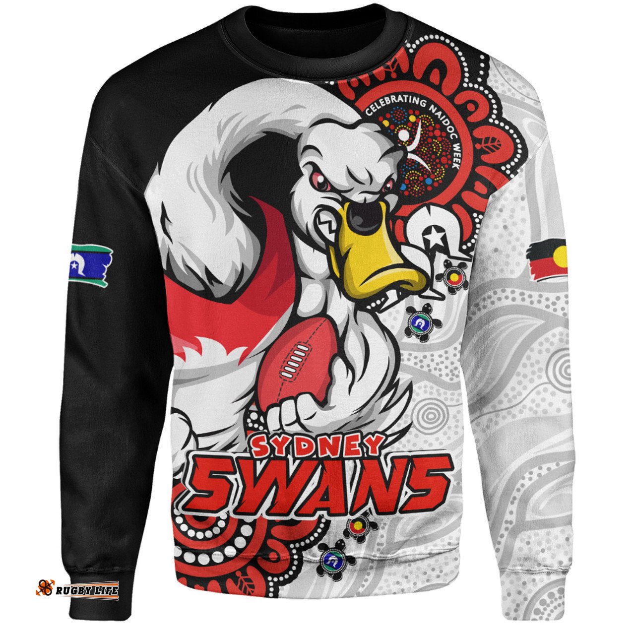 Amazing Aussie Sydney Swans Power Through Generations NAIDOC Edition Sweatshirt