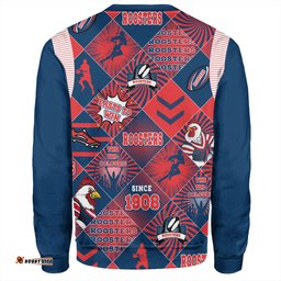 Amazing Aussie Sydney Roosters Argyle Patterns Style Tough Fan Rugby For Life Sweatshirt