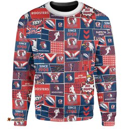 Amazing Aussie Sydney Roosters Team Of Us Die Hard Fan Supporters Comic Style Sweatshirt