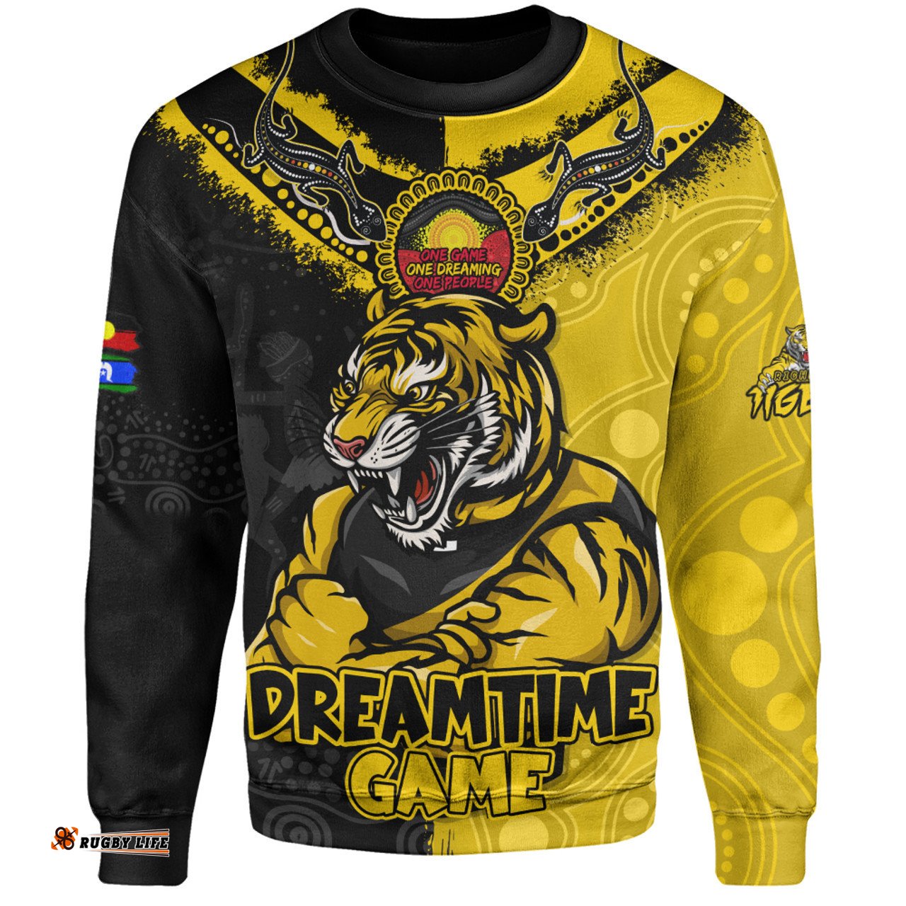 Amazing Aussie Richmond Dreamtime Warriors Of Culture Sweatshirt