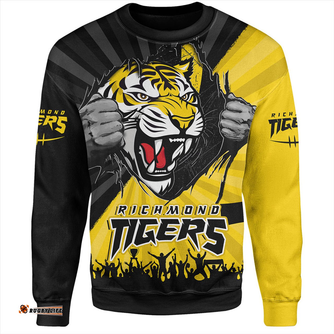 Amazing Aussie Richmond Breaking Through Fan Design Sweatshirt