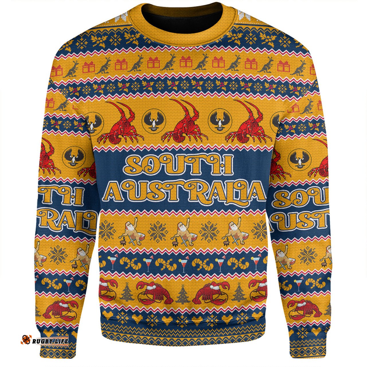 Amazing Aussie South Australia Big Things Christmas Custom The Big Lobster Sweatshirt