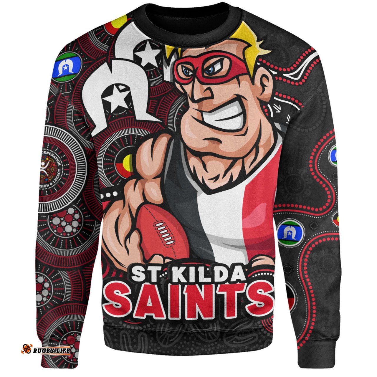 Amazing Aussie St Kilda NAIDOC Spirit Of Country Sweatshirt