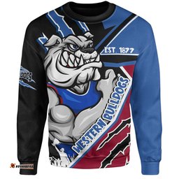 Amazing Aussie Western Bulldogs Battlefield Glory Gear Sweatshirt