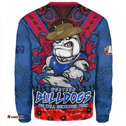 Amazing Aussie Western Bulldogs Ripped Legacy Of The Game The ANZAC Spirit Lives On Sweatshirt