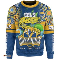 Amazing Aussie Parramatta Eels Sport Custom Talent Win Games But Teamwork And Intelligence Win Championships With Aboriginal Style Sweatshirt