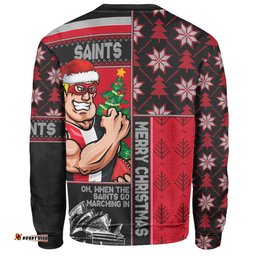 Amazing Aussie St Kilda Merry Christmas Knit Style Festive Spirit Sweatshirt