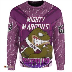 Amazing Aussie Cane Toads Sport Custom Mighty Maroons Sweatshirt