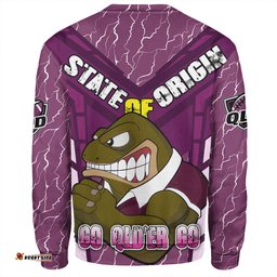 Amazing Aussie Cane Toads Sport Custom Mighty Maroons Sweatshirt