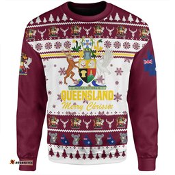 Amazing Aussie Queensland Christmas Merry Chrissie Sweatshirt