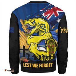 Amazing Aussie Parramatta Eels Fearless ANZAC Defender Sweatshirt