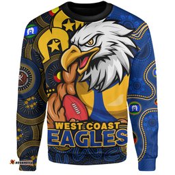 Amazing Aussie West Coast Eagles NAIDOC Spirit Of Country Sweatshirt