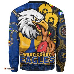 Amazing Aussie West Coast Eagles NAIDOC Spirit Of Country Sweatshirt