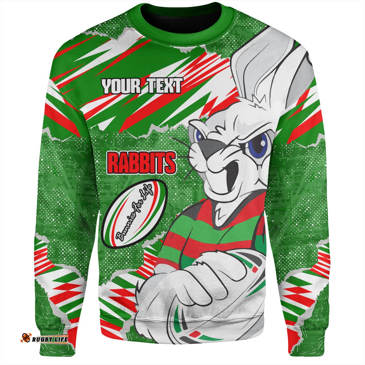 Amazing Aussie South Sydney Rabbitohs Theme Song Sweatshirt