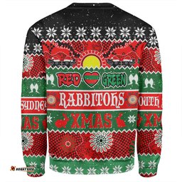 Amazing Aussie South Sydney Rabbitohs Aboriginal Custom Indigenous Knitted Ugly Xmas Style Sweatshirt