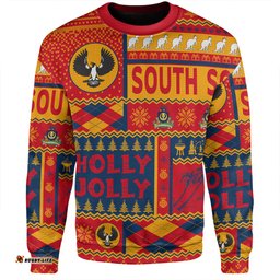 Amazing Aussie South Australia Christmas Holly Jolly Chrissie Sweatshirt