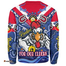 Amazing Aussie Sydney Roosters Naidoc Week Custom For Our Elders Home Jersey Sweatshirt