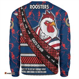 Amazing Aussie Sydney Roosters Theme Song For Rugby With Sporty Style Sweatshirt
