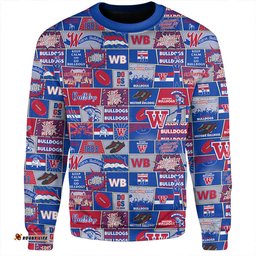 Amazing Aussie Western Bulldogs Legacy Of The Pride Comic Style Sweatshirt