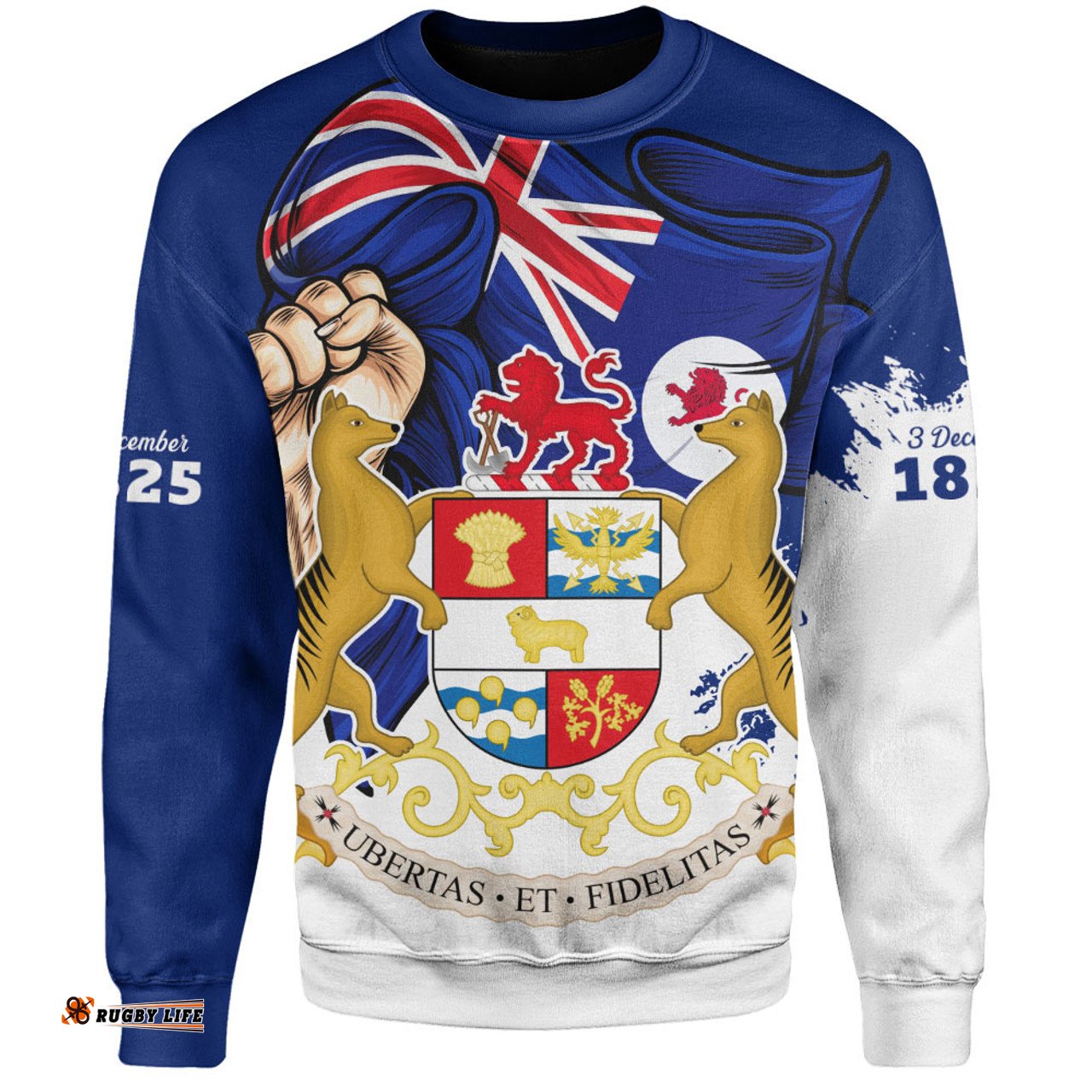 Amazing Aussie Tasmania Power Pride And Heritage Crest Sweatshirt