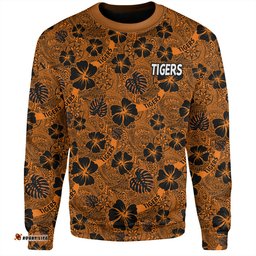 Amazing Aussie Wests Tigers Scream With Tropical Patterns Sweatshirt