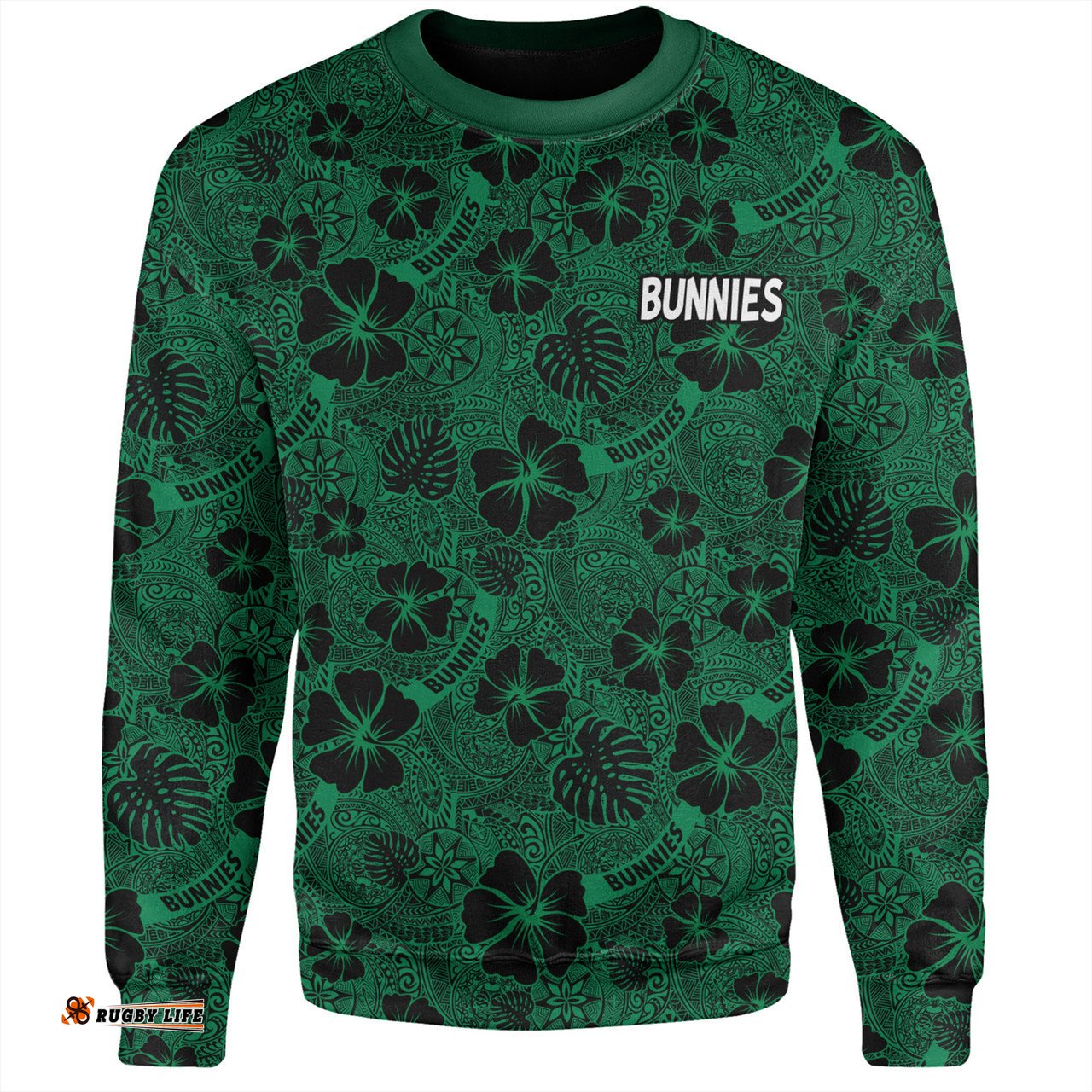 Amazing Aussie South Sydney Rabbitohs Scream With Tropical Patterns Sweatshirt