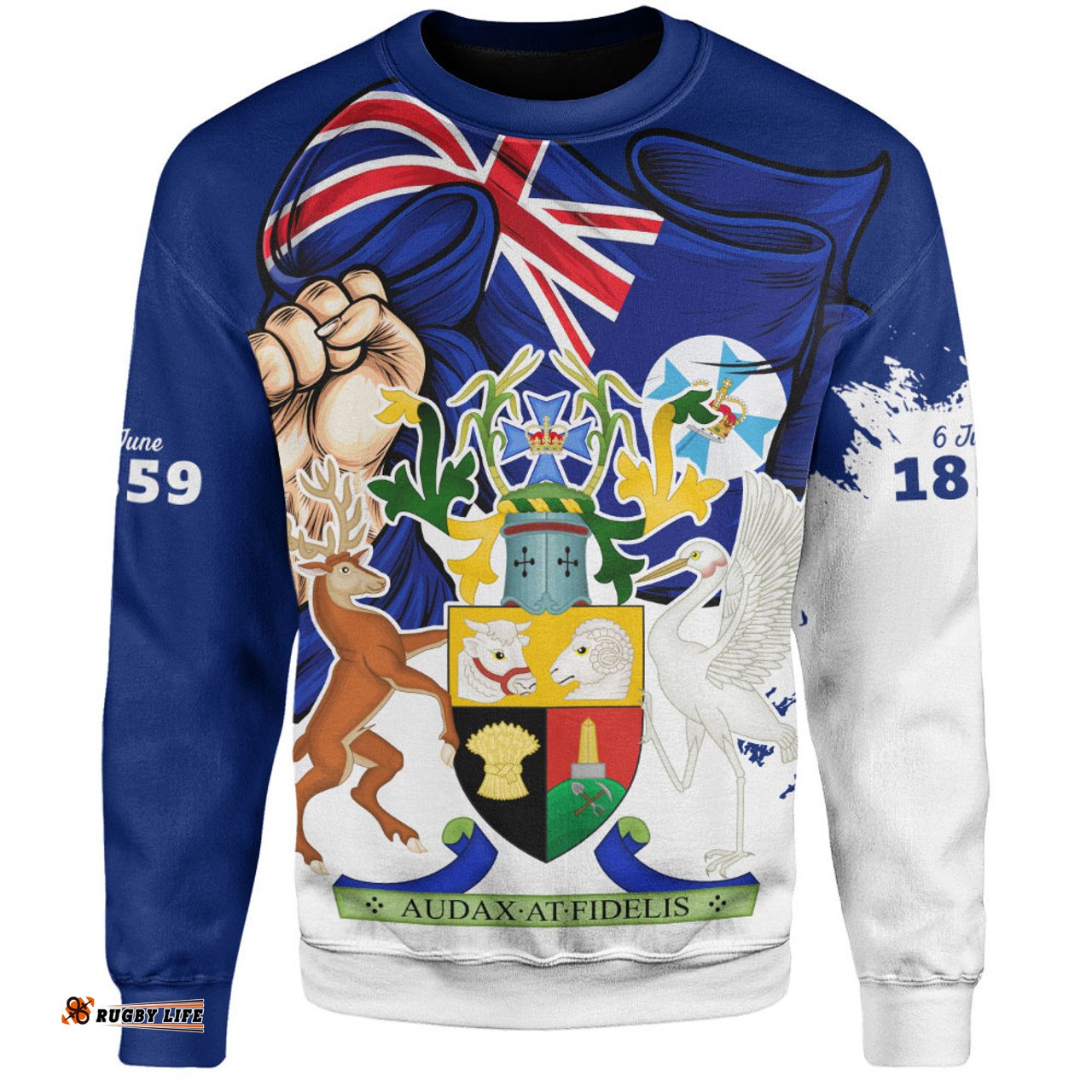 Amazing Aussie Queensland Power Pride And Heritage Crest Sweatshirt