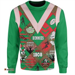 Amazing Aussie South Sydney Rabbitohs Argyle Patterns Style Tough Fan Rugby For Life Sweatshirt