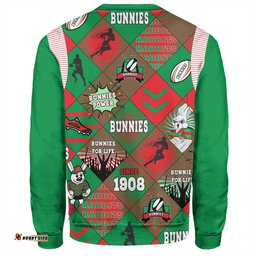 Amazing Aussie South Sydney Rabbitohs Argyle Patterns Style Tough Fan Rugby For Life Sweatshirt