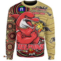 Amazing Aussie Redcliffe Dolphins Spirit Of NAIDOC Series Sweatshirt