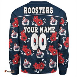 Amazing Aussie Sydney Roosters With Maori Pattern Sweatshirt