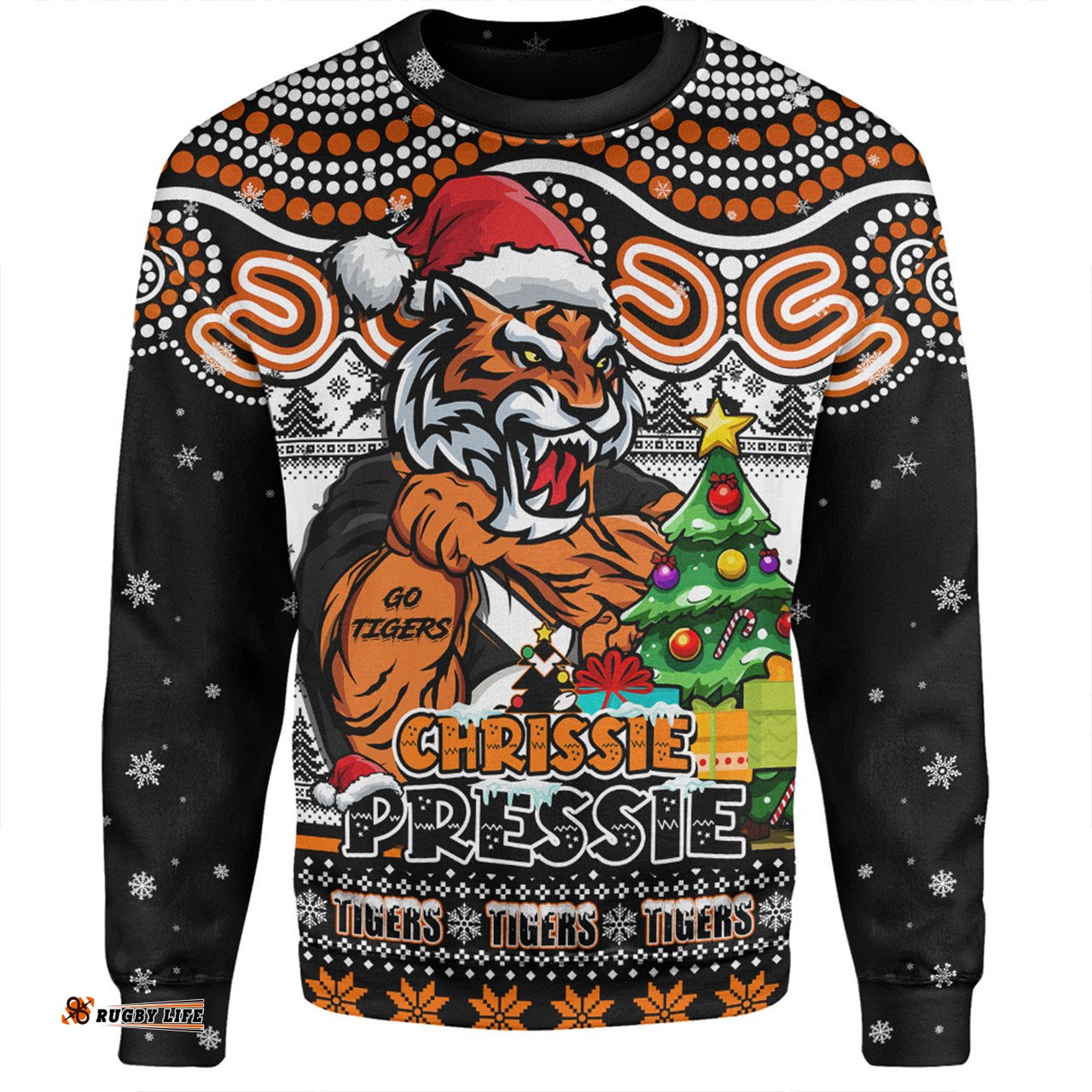 Amazing Aussie Wests Tigers Aussie Ugly Christmas For Die Hard Fan Supporters Sweatshirt
