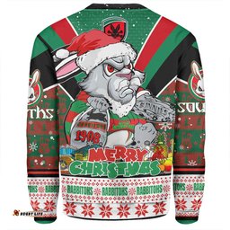 Amazing Aussie South Sydney Rabbitohs Custom South Sydney Rabbitohs Santa Aussie Big Things Sweatshirt