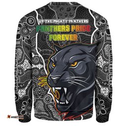 Amazing Aussie Penrith Panthers Grand Final Custom Custom Penrith Panthers With Contemporary Style Of Aboriginal Painting Sweatshirt